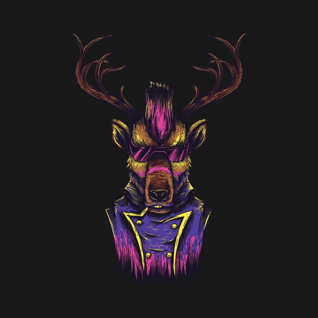 Deer Punk by MrKovach