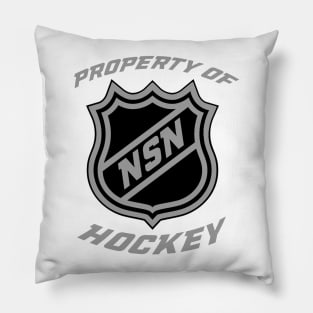 "Property of NSN Hockey" Pillow