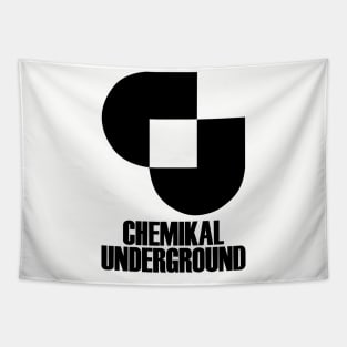 Chemikal Underground (black) Tapestry