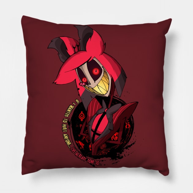 Alastor Smile Pillow by Oniryah