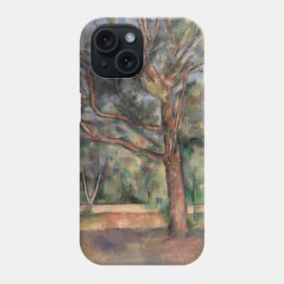 Trees and Road by Paul Cezanne Phone Case