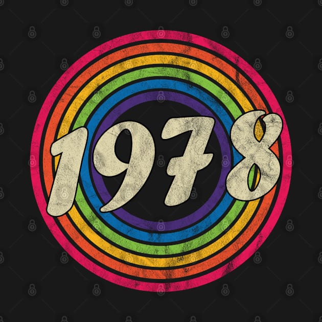 1978 - Retro Rainbow Faded-Style by MaydenArt