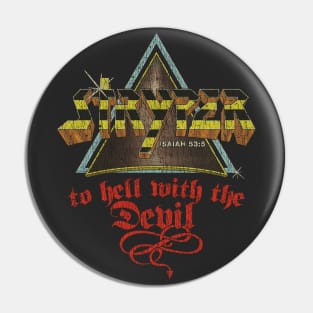 To Hell with the Devil 1986 Pin