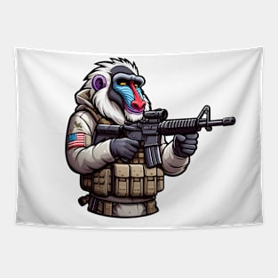 Tactical Monkey Tapestry