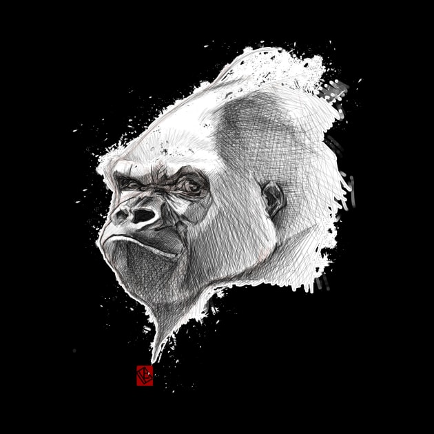 Sketchy Gorila by Khasis