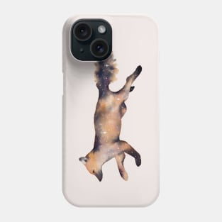 Orange fox Phone Case