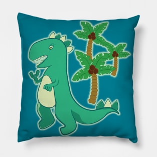 T-Rex in the Wild Pillow