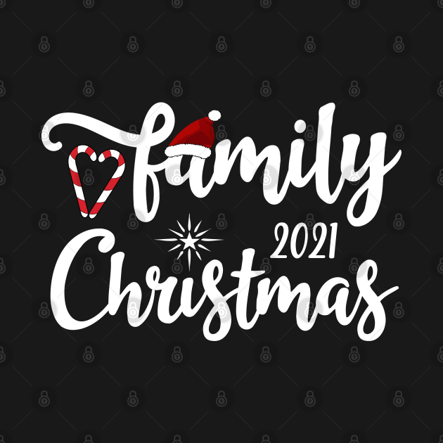 Discover Love My Family Cute Family Christmas 2021 - Family Christmas - T-Shirt