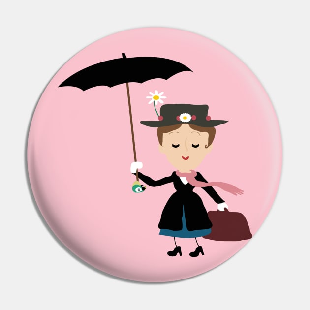 Mary Poppins Pin by Lydilena