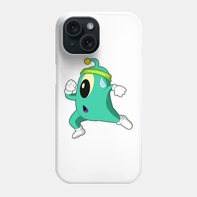 Alien as Runner Phone Case by Markus Schnabel