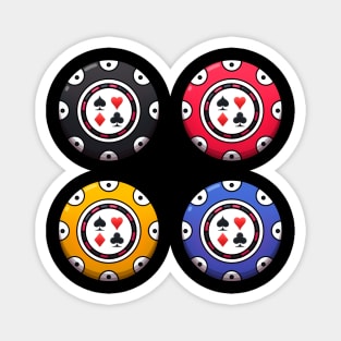 Poker Chips Magnet