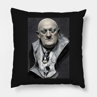 Cyberpunk Aleister Crowley The Great Beast of Thelema painted in a Surrealist and Impressionist style Pillow
