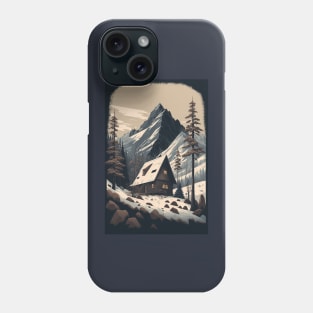 Mountain Cabin Phone Case