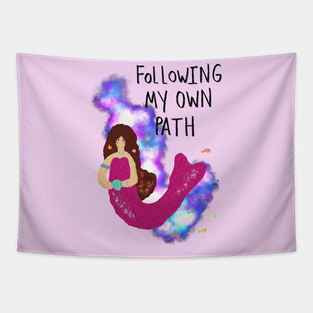 Following my own path Tapestry by artoftilly