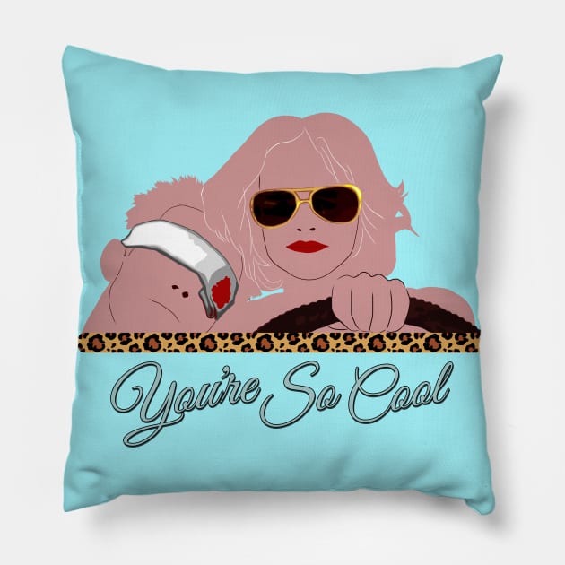 You're So Cool (Patricia Arquette & Christian Slater in True Romance) Pillow by PlaidDesign