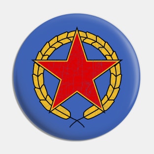 Yugoslavia Crest - Distressed Vintage Look Pin