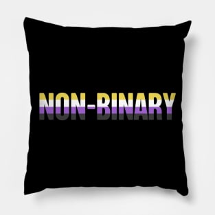 Non-Binary Pride Flag | Gender Identity Genderqueer Pillow