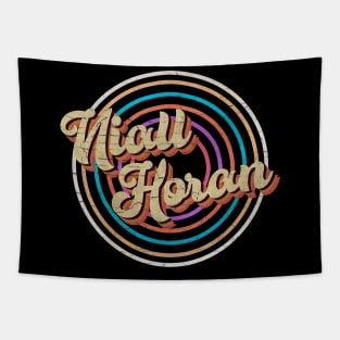 vintage circle line color Niall Horan Tapestry