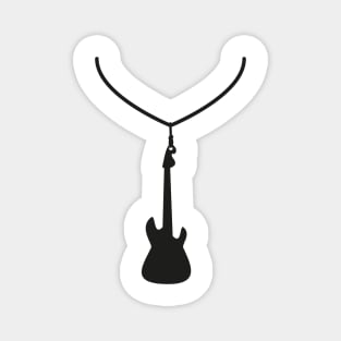 Guitar Necklace Magnet