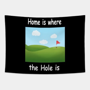 Home is where the hole is Tapestry