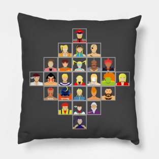 Select Your Character-Street Fighter Alpha 3 Pillow