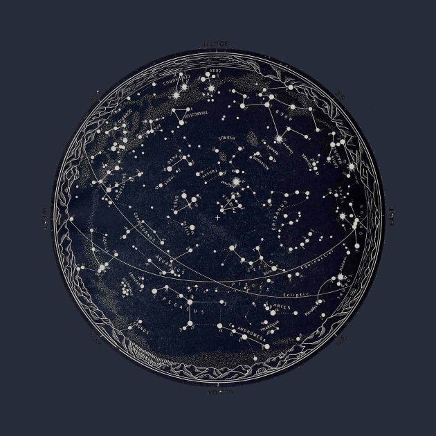 Map Of The Night Sky by LittleBean