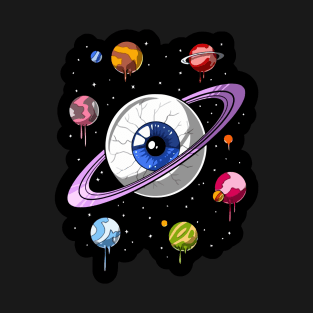 eye shaped planet T-Shirt