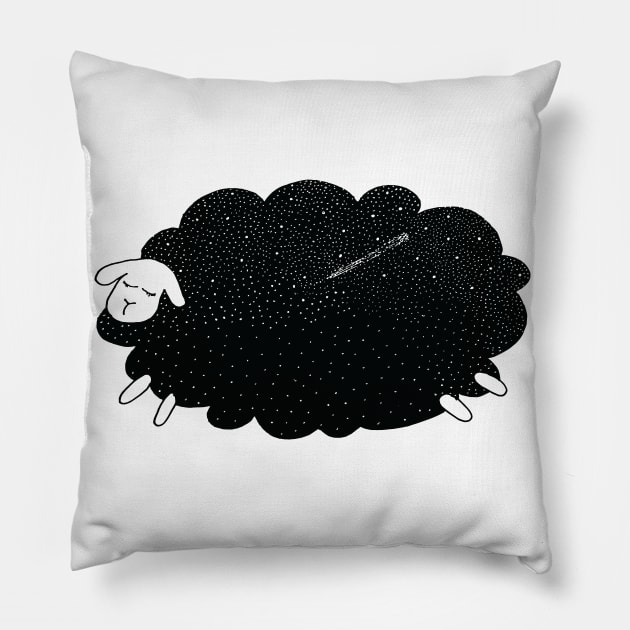 One sheep two sheep Pillow by ckai