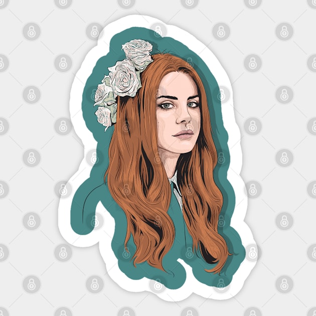 Lana del Rey sticker – Yahaira Designs