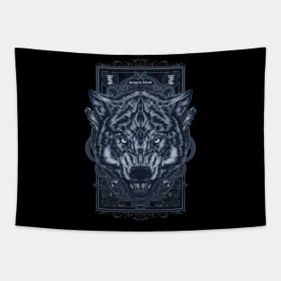 Fierce wolf Tapestry