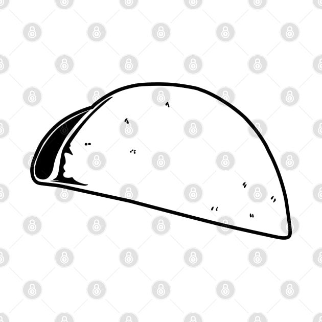 Taco Outline by THP Creative