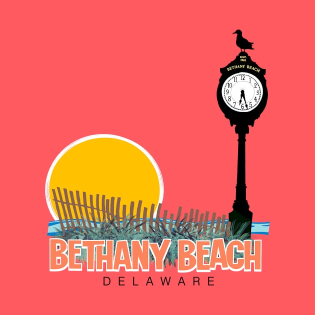 Bethany Beach Clock by BETHANY BEACH