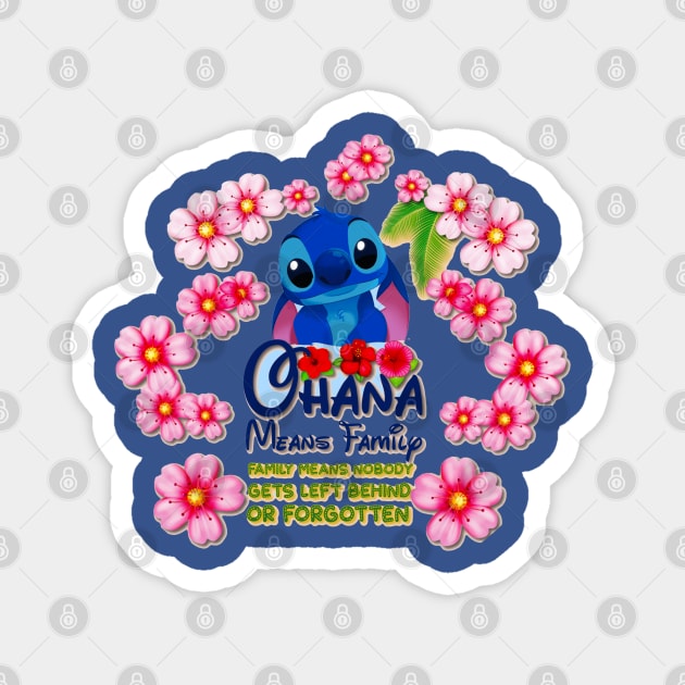 Aesthetic cute Stitch Magnet by PyGeek