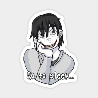 Jeff the Killer With Text Magnet