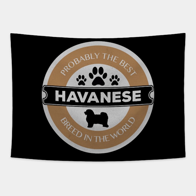 Havanese Logo Tapestry by RAADesigns