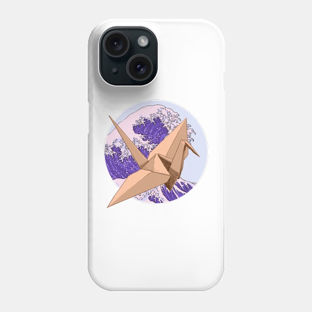 origami crane Phone Case by  Grimmlohk_designs