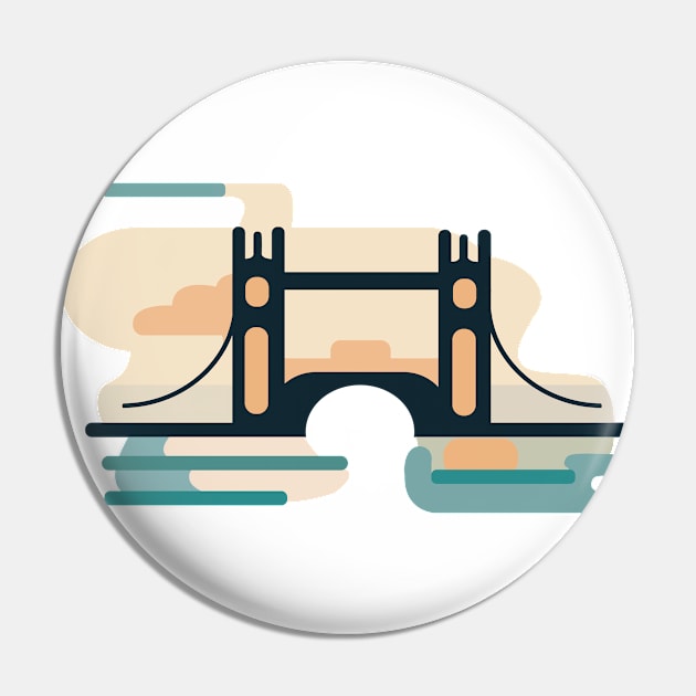 London Bridge Pin by soneroo_art