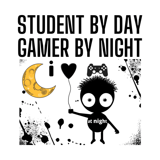 student by day gamer by night by Wirrr4U