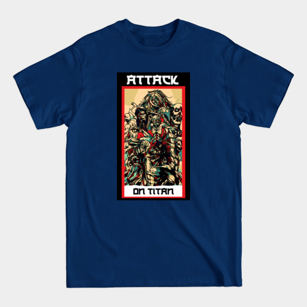 Disover attack on titan all titan - Attack On Titan - T-Shirt