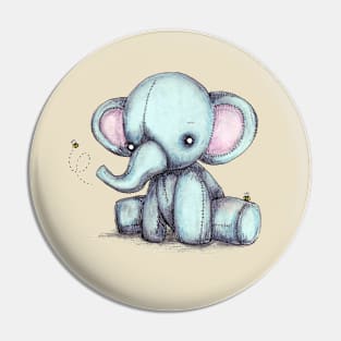 Plushie Elephant Pin