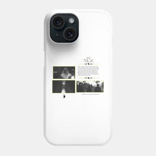 The Nun Synopsis Design Phone Case