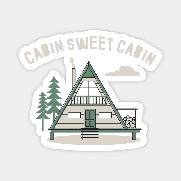 Cabin Sweet Cabin Magnet by cabinsupply