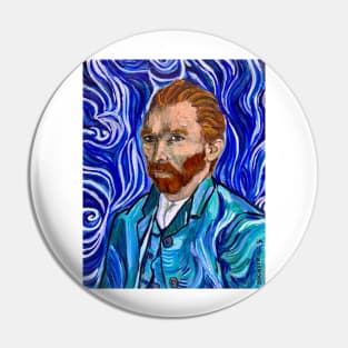 Vincent's self-portrait Pin