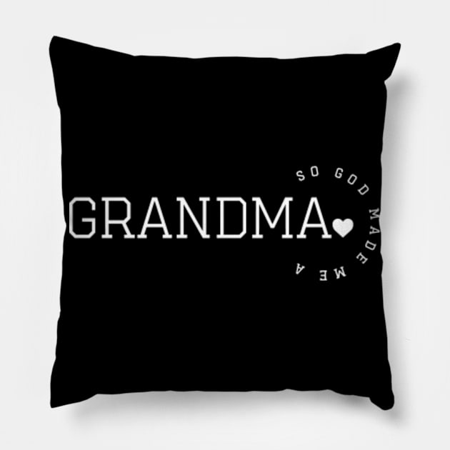 So God Made A Grandma Pillow by GreenCraft