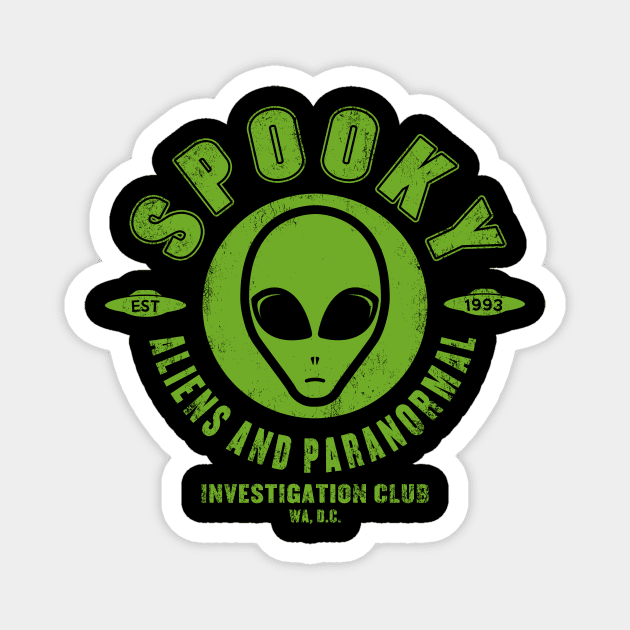 Spooky Club Magnet by pigboom