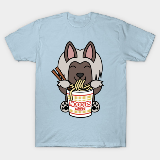 Disover Chinese Crested Instant Ramen - Chinese Crested - T-Shirt