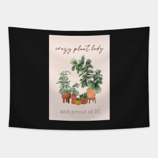 Proud Plant Lady Tapestry