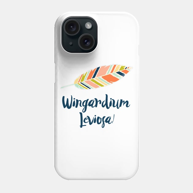 Wingardium Leviosa! Phone Case by literarylifestylecompany