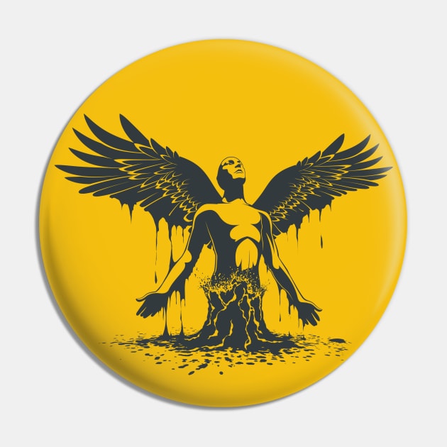 Fallen Angels Pin by Conqcreate Design