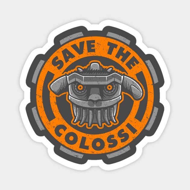 Save The Colossi Magnet by adho1982